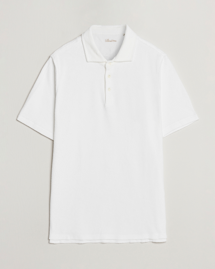 Herre | Polotrøjer | Stenströms | Terry Cotton Poloshirt White