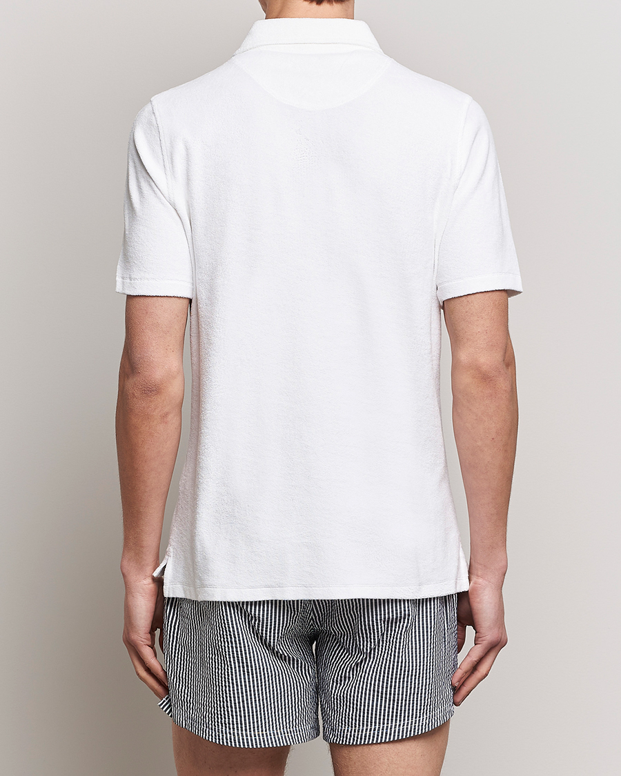 Herre | Polotrøjer | Stenströms | Terry Cotton Poloshirt White