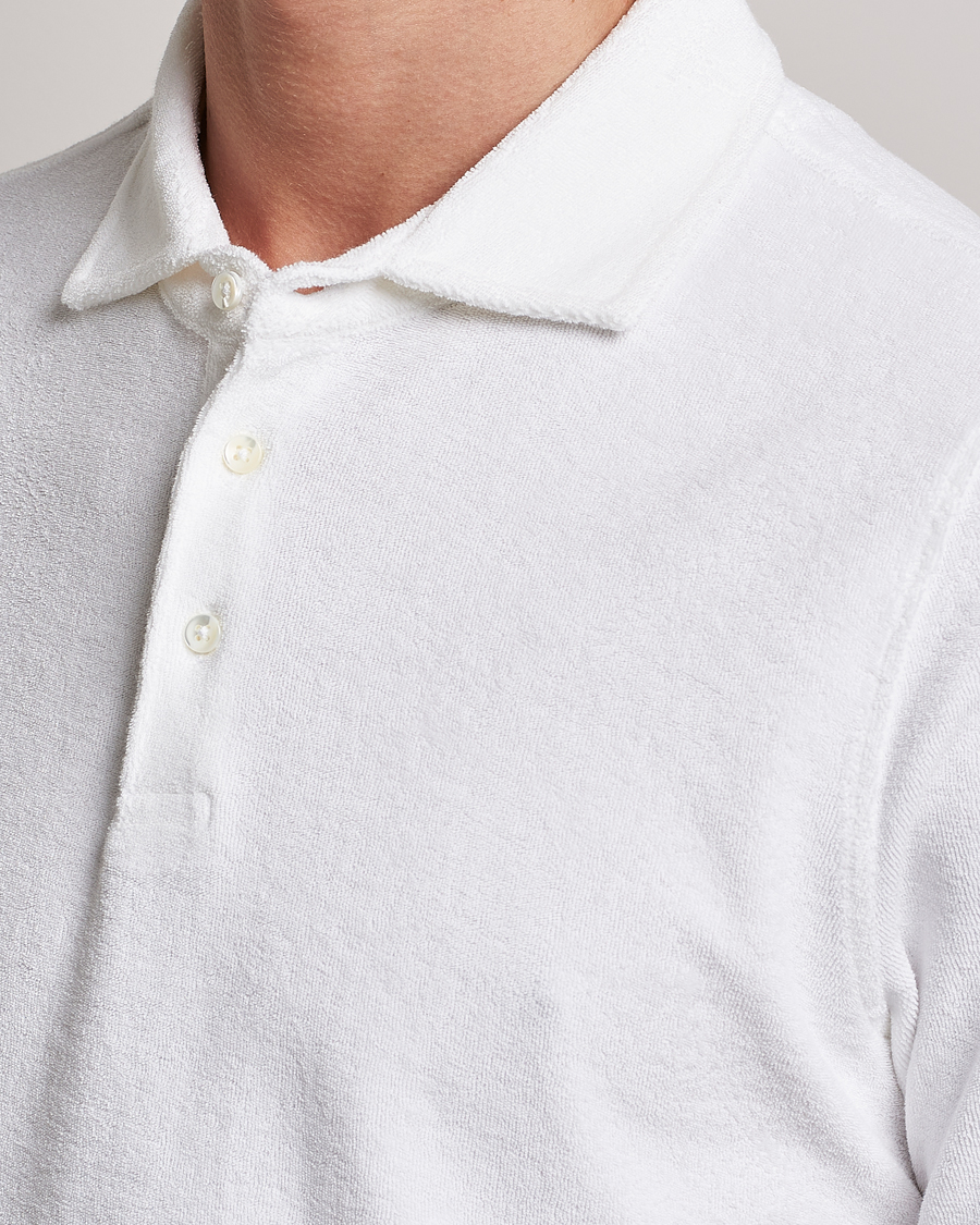Herre | Polotrøjer | Stenströms | Terry Cotton Poloshirt White