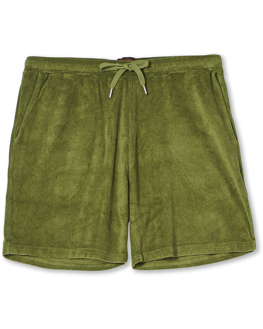 Herre | Shorts | Stenströms | Towelling Cotton Shorts Green