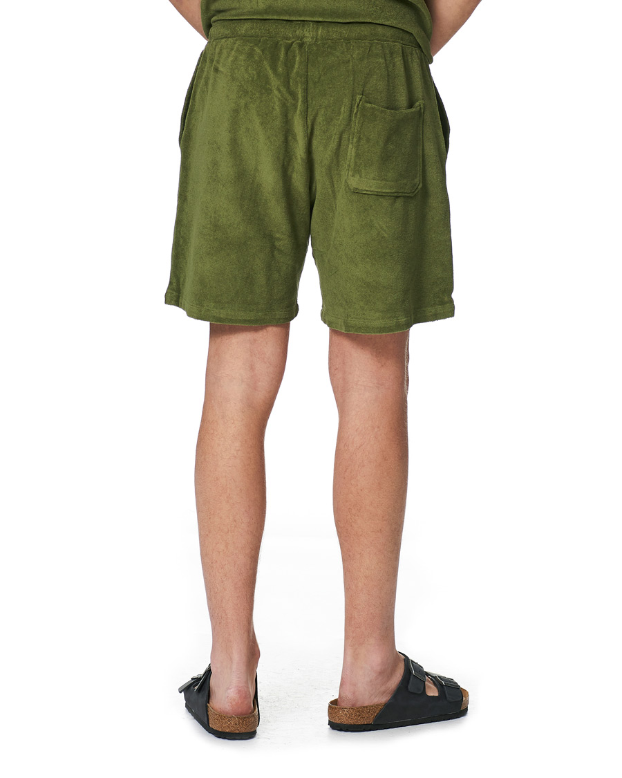 Herre | Shorts | Stenströms | Towelling Cotton Shorts Green