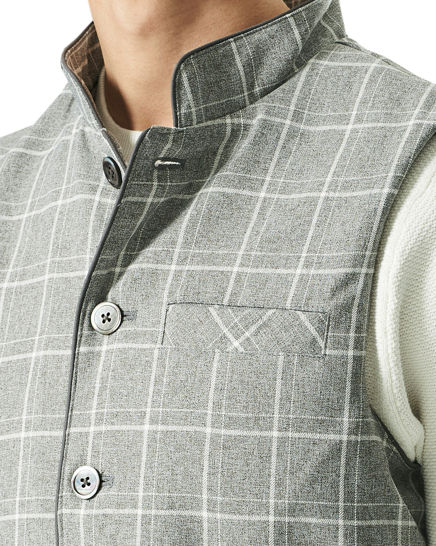 Herre | Jakker | Stenströms | Quilted Light Padded Vest Grey