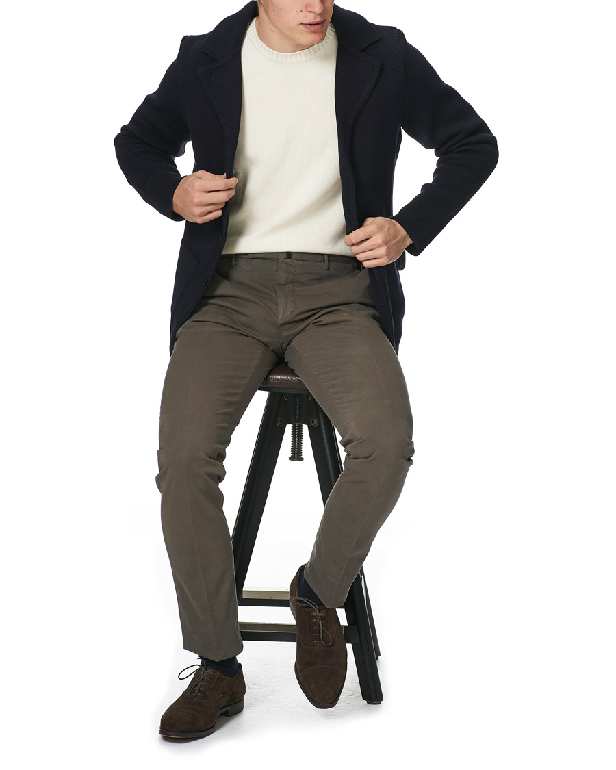 Herre | Blazere & jakker | Stenströms | Milano Knitted Merino Blazer Navy