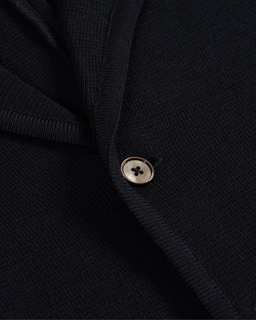 Herre | Blazere & jakker | Stenströms | Milano Knitted Merino Blazer Navy