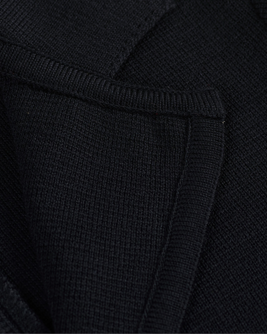 Herre | Blazere & jakker | Stenströms | Milano Knitted Merino Blazer Navy