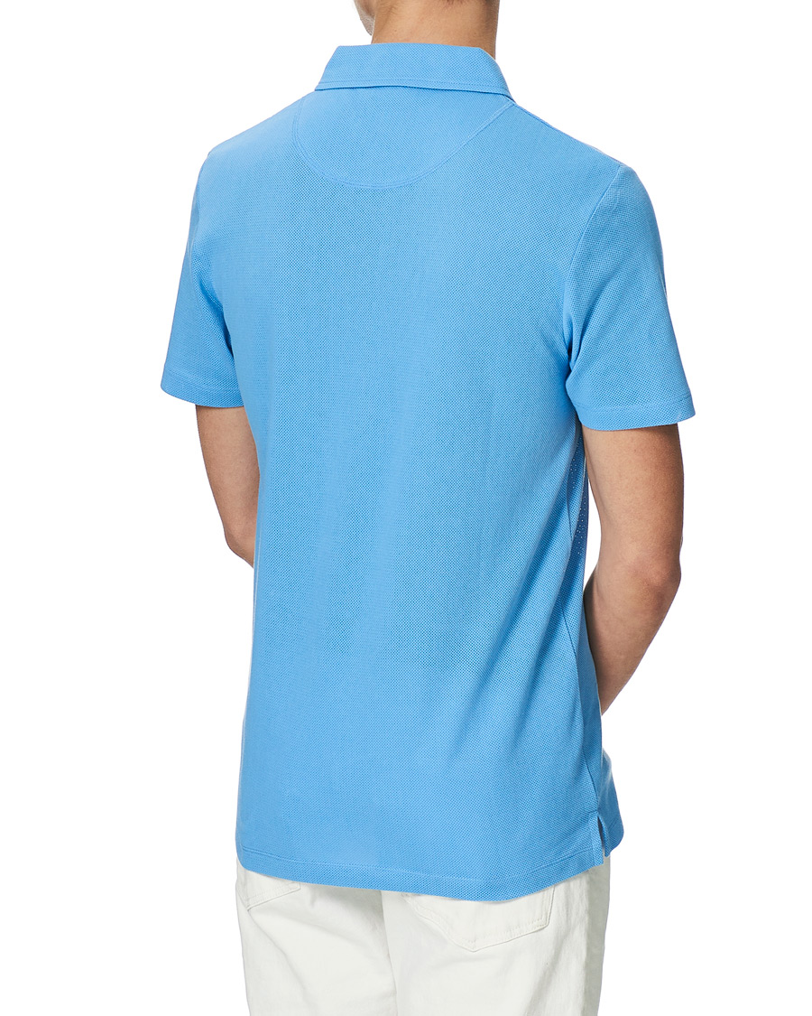 Herre | Polotrøjer | Sunspel | Riviera Polo Shirt Mid Blue
