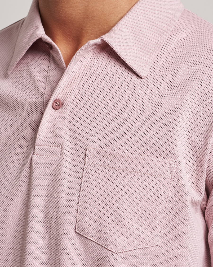 Herre | Polotrøjer | Sunspel | Riviera Polo Shirt Shell Pink