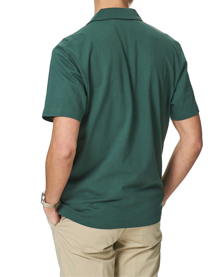 Herre | Polotrøjer | Sunspel | Riviera Resort Shirt Deep Green