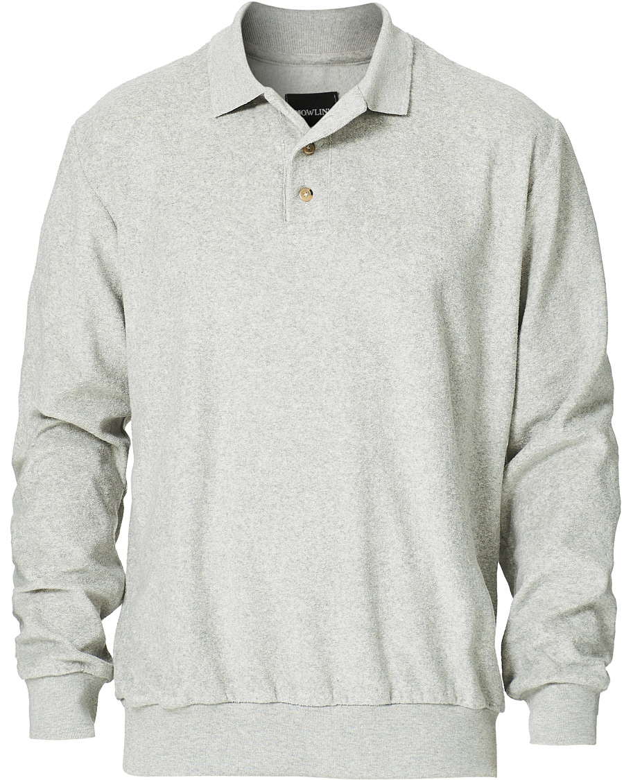 Herre | Trøjer | Howlin' | Long Sleeve Terry Polo Grey