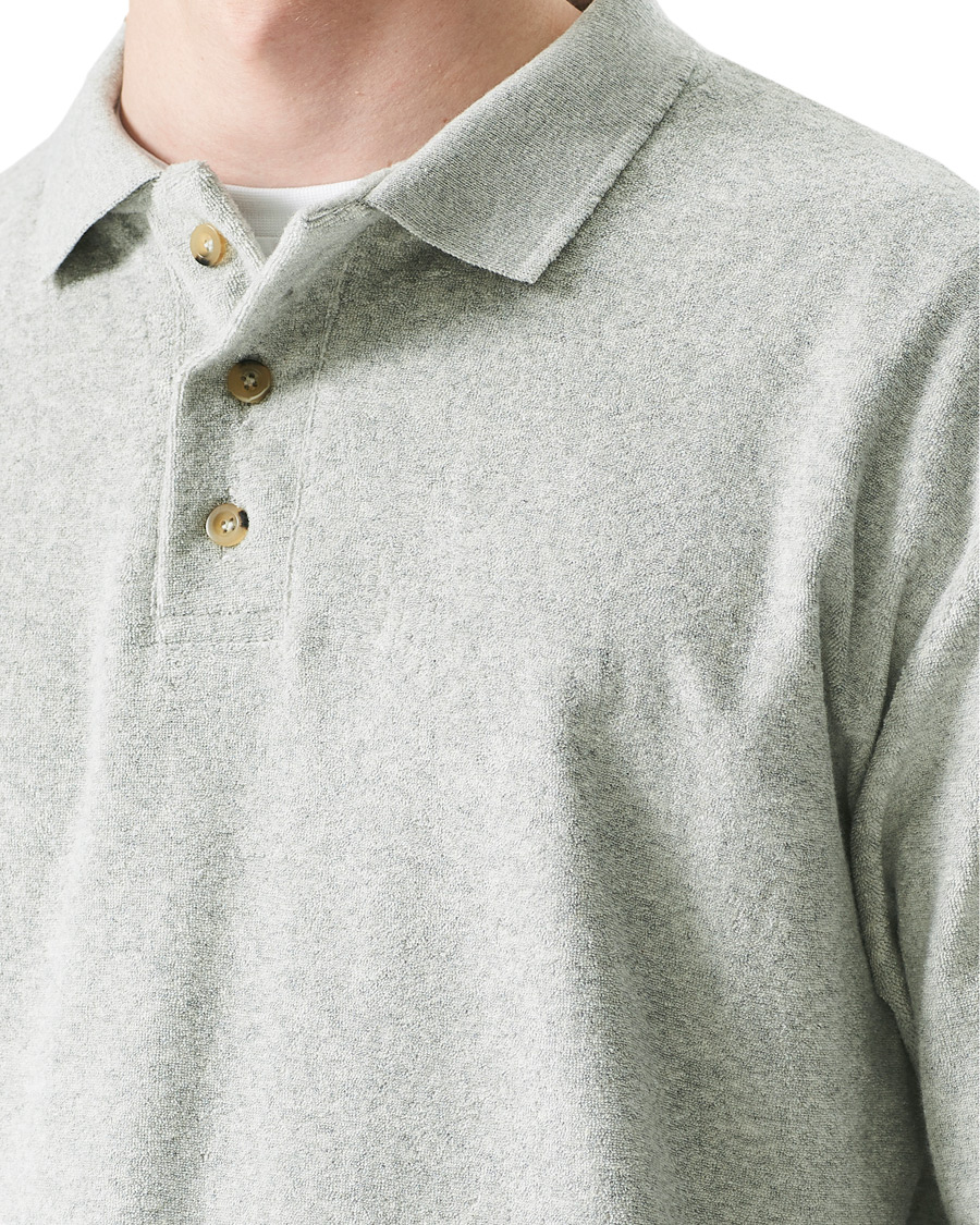 Herre | Trøjer | Howlin' | Long Sleeve Terry Polo Grey