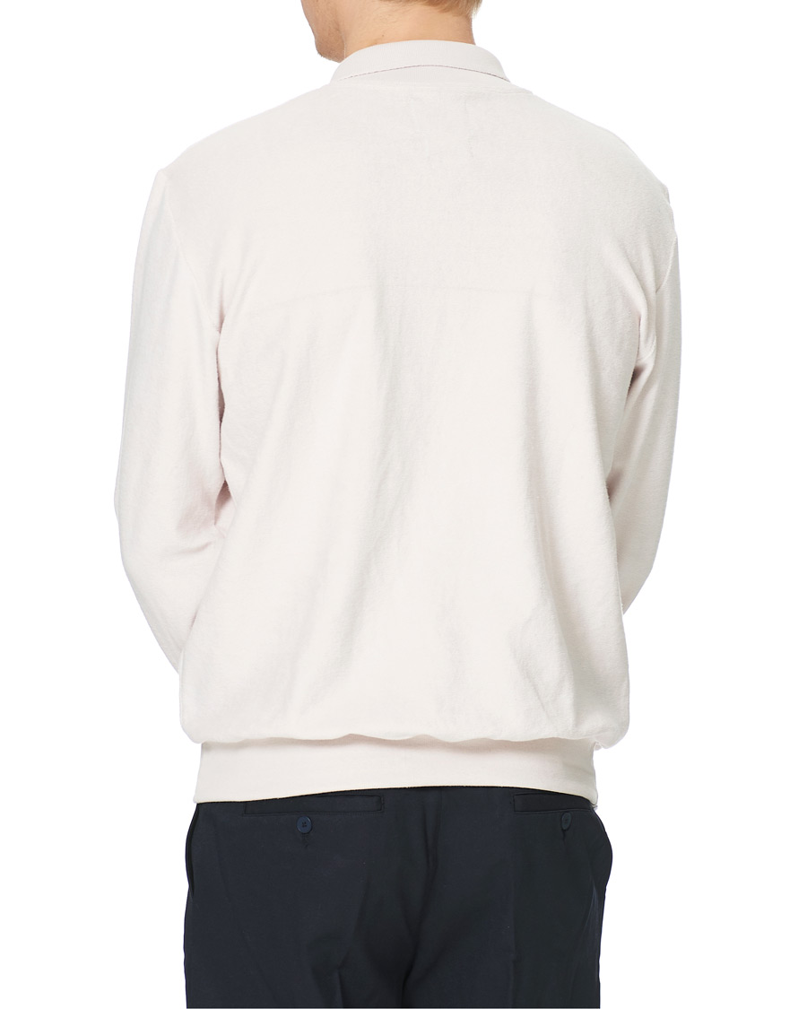 Herre | Trøjer | Howlin' | Long Sleeve Terry Polo White Sand