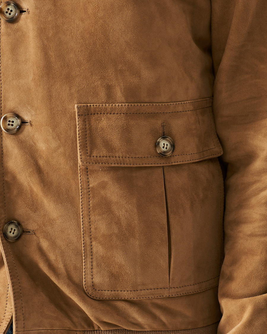 Herre | Jakker | Valstar | Valstarino Suede Jacket Light Brown