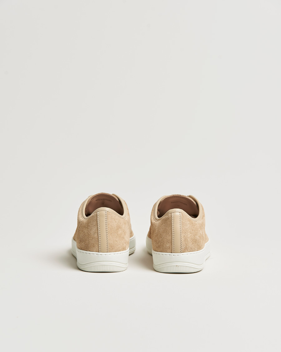 Herre | Lanvin Nappa Cap Toe Sneaker Beige | Lanvin | Nappa Cap Toe Sneaker Beige