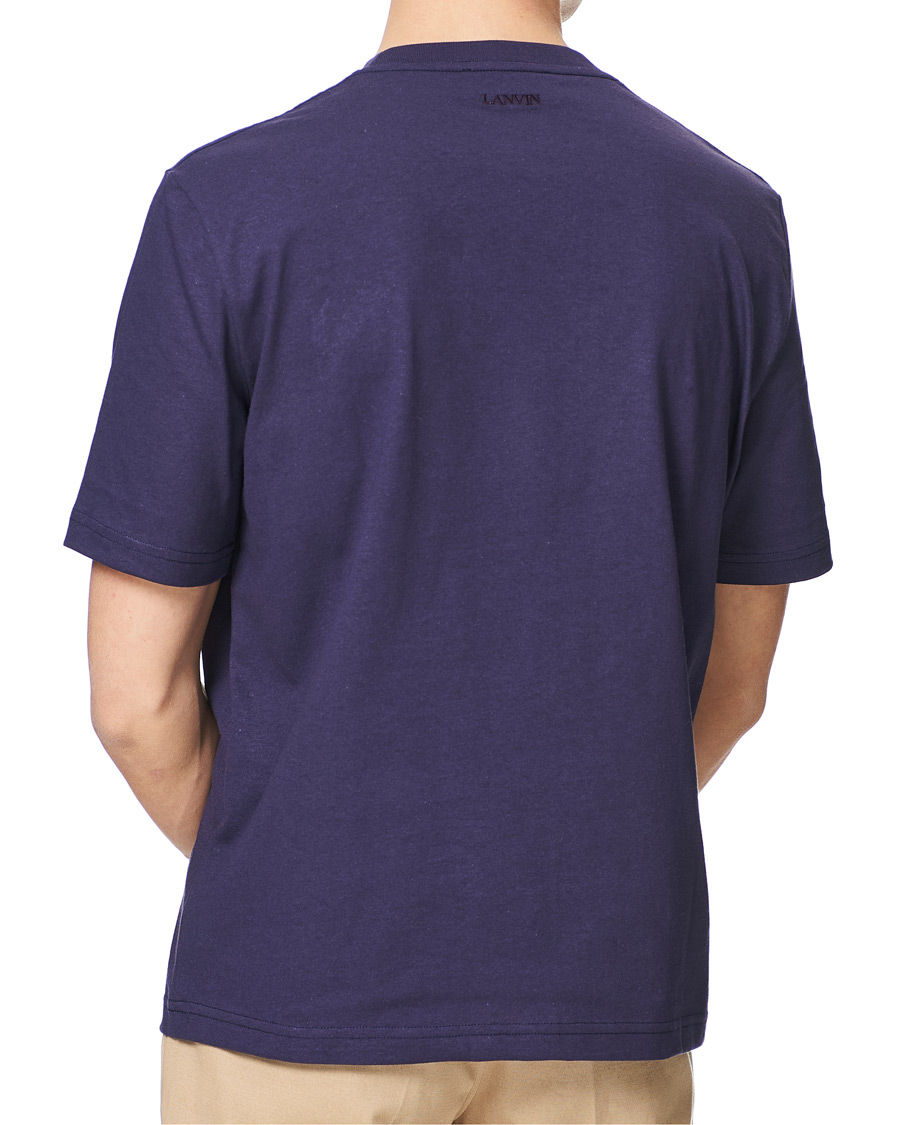 Herre | T-Shirts | Lanvin | Curb Logo T-Shirt Aged Purple