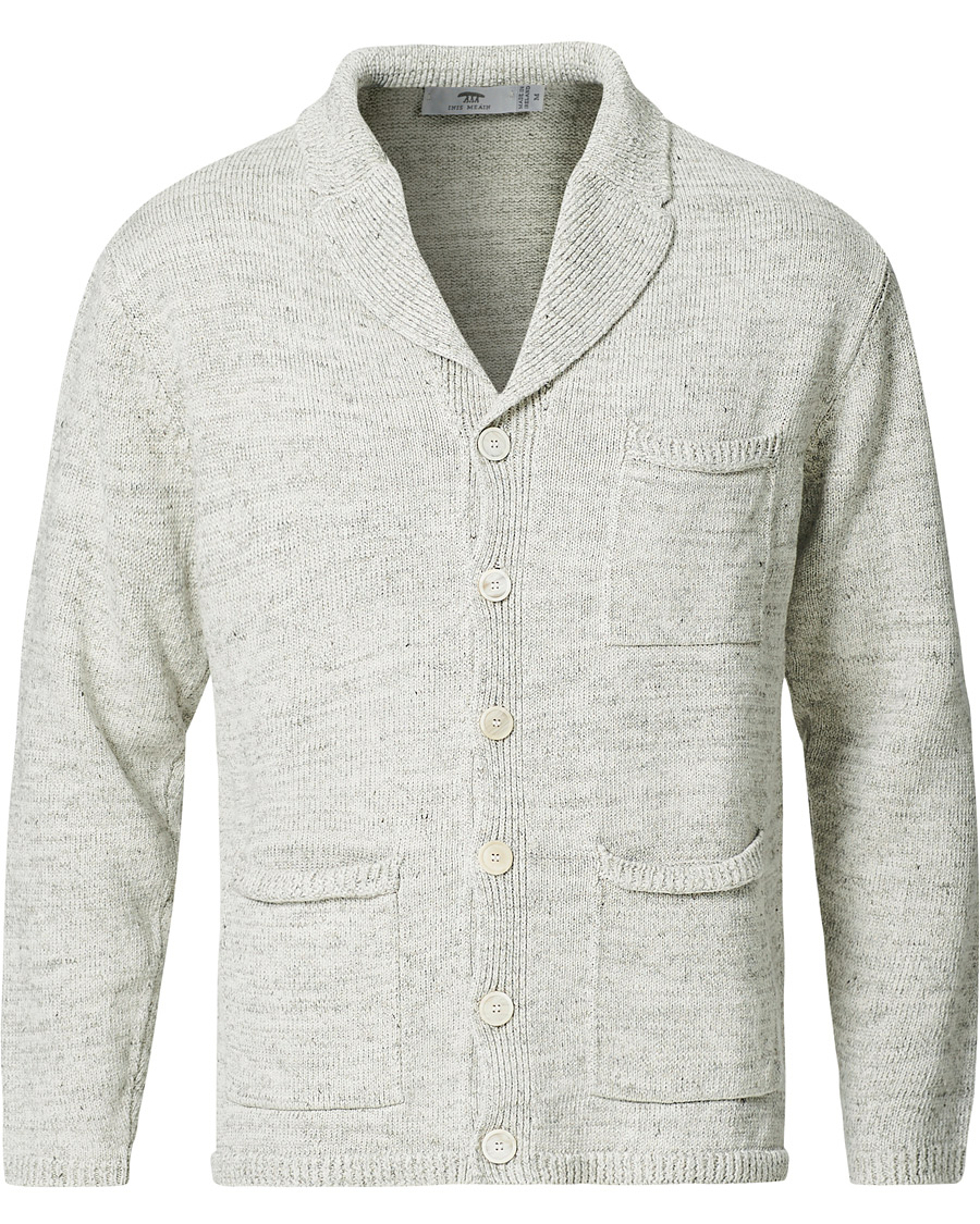 Herre | Trøjer | Inis Meáin | Washed Linen Pub Jacket Papyrus