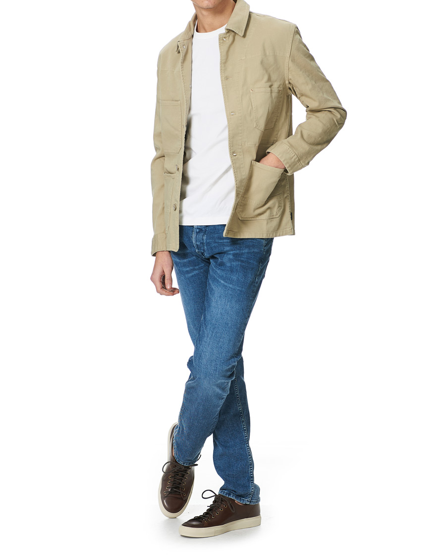 Herre | Jeans | Replay | Grover Straight Fit Clouds Jeans Medium Blue