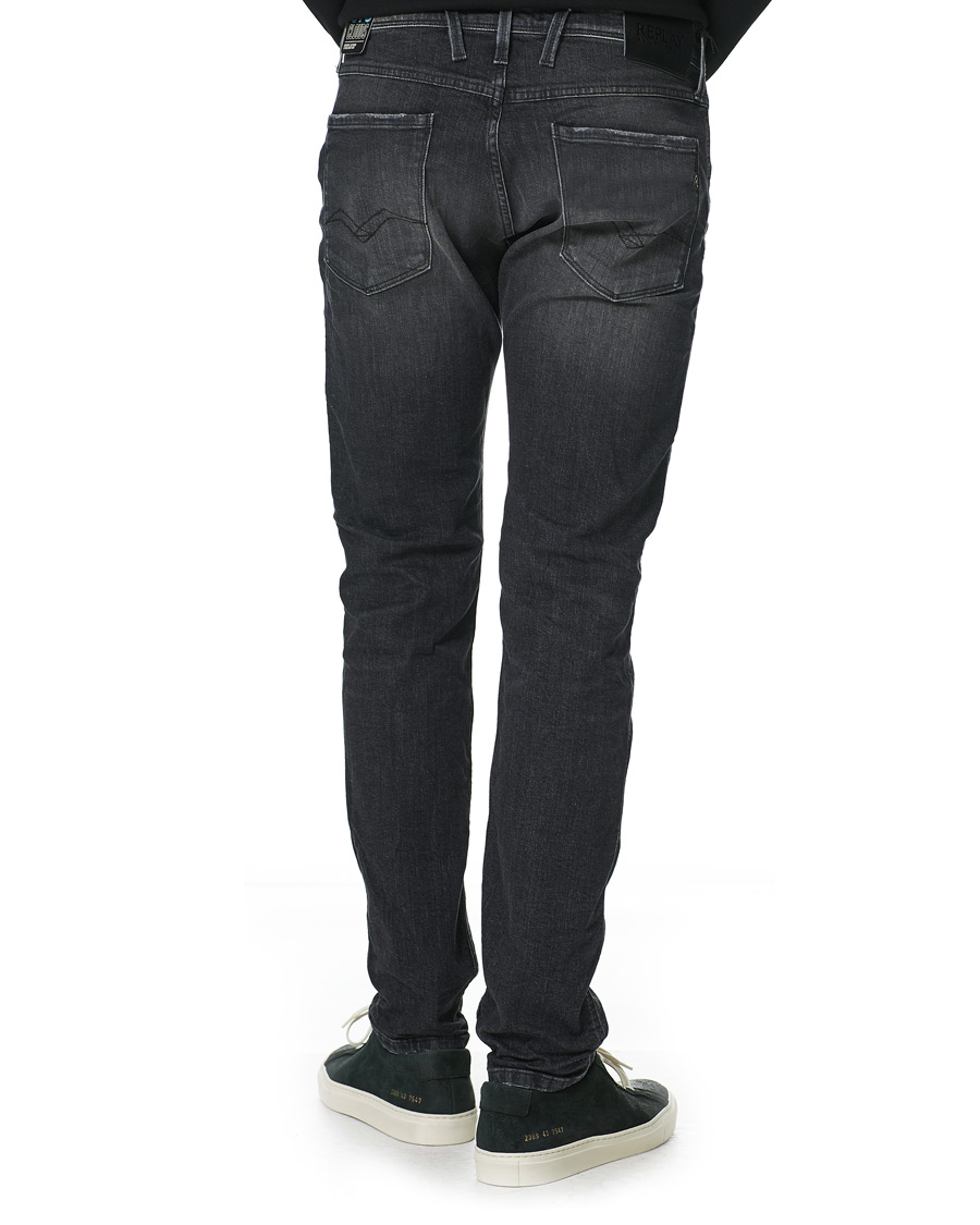 Herre | Jeans | Replay | Anbass Super Stretch Clouds Jeans Washed Black
