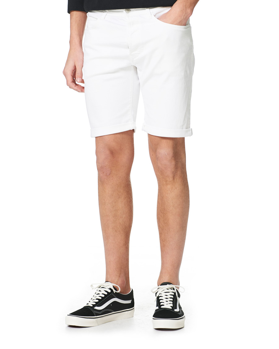 Herre | Shorts | Replay | RBJ901 Super Stretch Jeans Shorts White