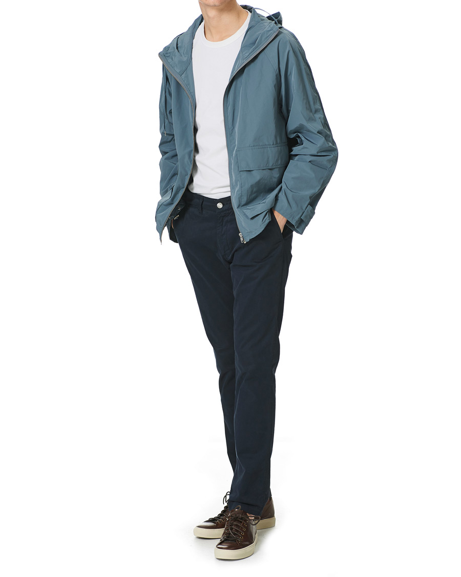 Herre | Jakker | Filippa K | Malmo Windbreaker Jacket Dusty Blue