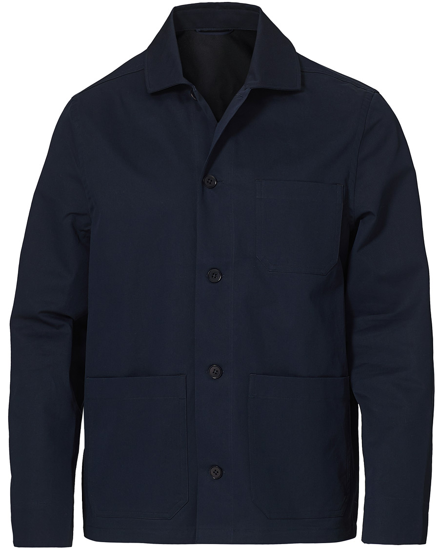 Herre | Skjorter | Filippa K | Louis Cotton Jacket Navy