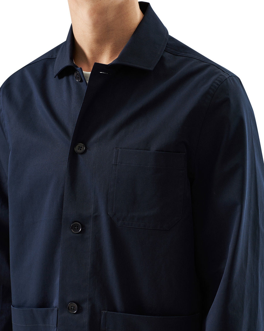 Herre | Skjorter | Filippa K | Louis Cotton Jacket Navy