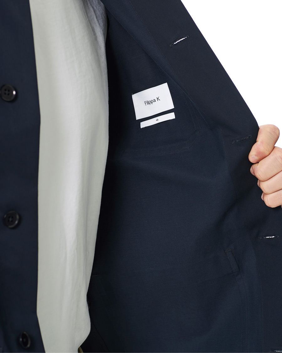 Herre | Skjorter | Filippa K | Louis Cotton Jacket Navy