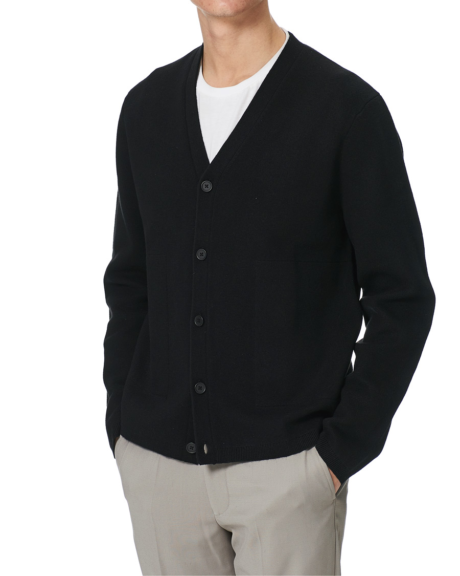 Herre | Trøjer | Filippa K | Aaron Cardigan Black