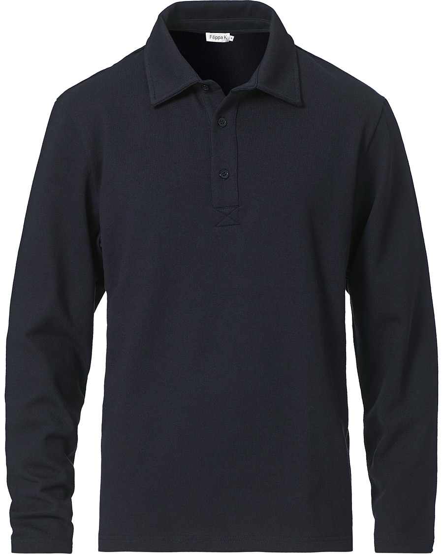 Herre | Trøjer | Filippa K | Rugby Sweatshirt Navy