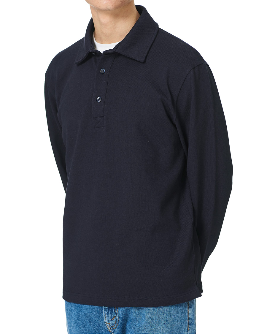 Herre | Trøjer | Filippa K | Rugby Sweatshirt Navy
