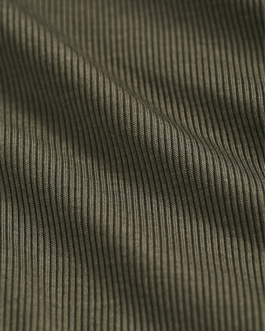 Herre | Polotrøjer | Filippa K | Rib Polo Tee Fadded Moss Green