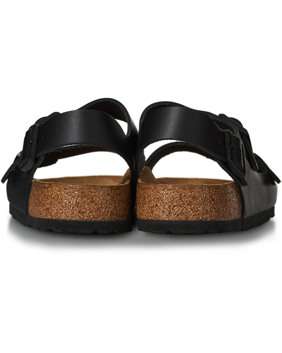 Herre | BIRKENSTOCK Milano Classic Footbed Black Leather | BIRKENSTOCK | Milano Classic Footbed Black Leather