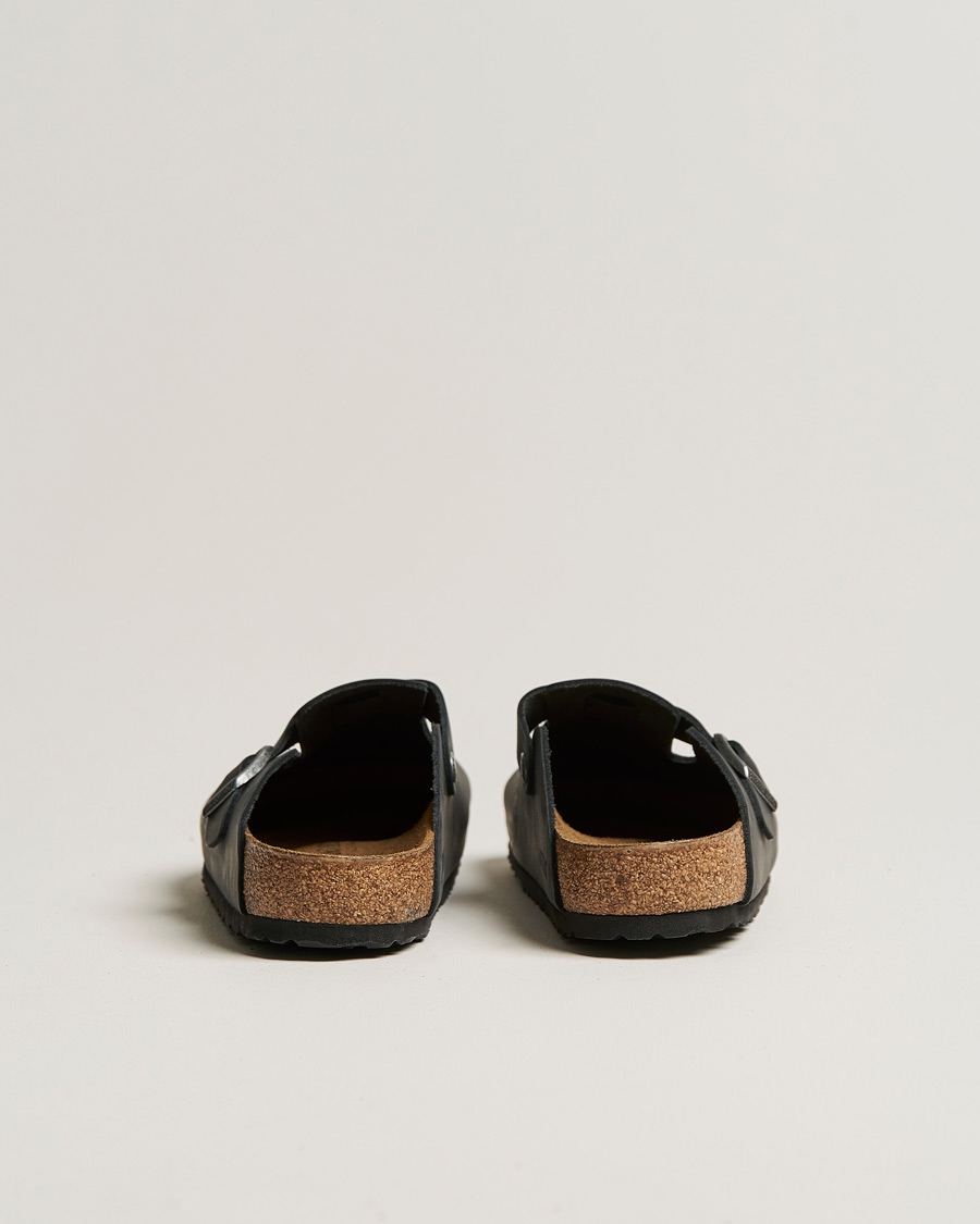 Herre | Sandaler & Hjemmesko | BIRKENSTOCK | Boston Classic Footbed Black Oiled Leather