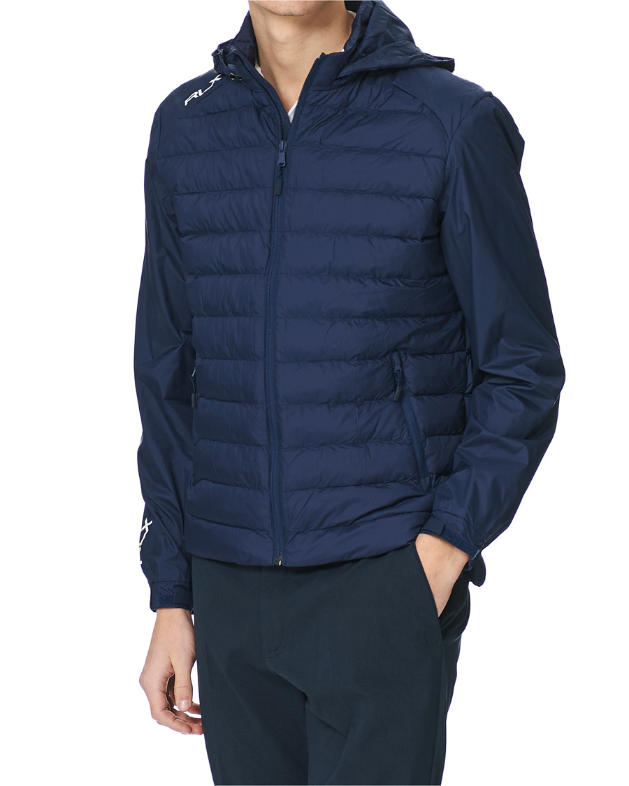 Herre | Jakker | RLX Ralph Lauren | Performance Hybrid Hooded Jacket French Navy