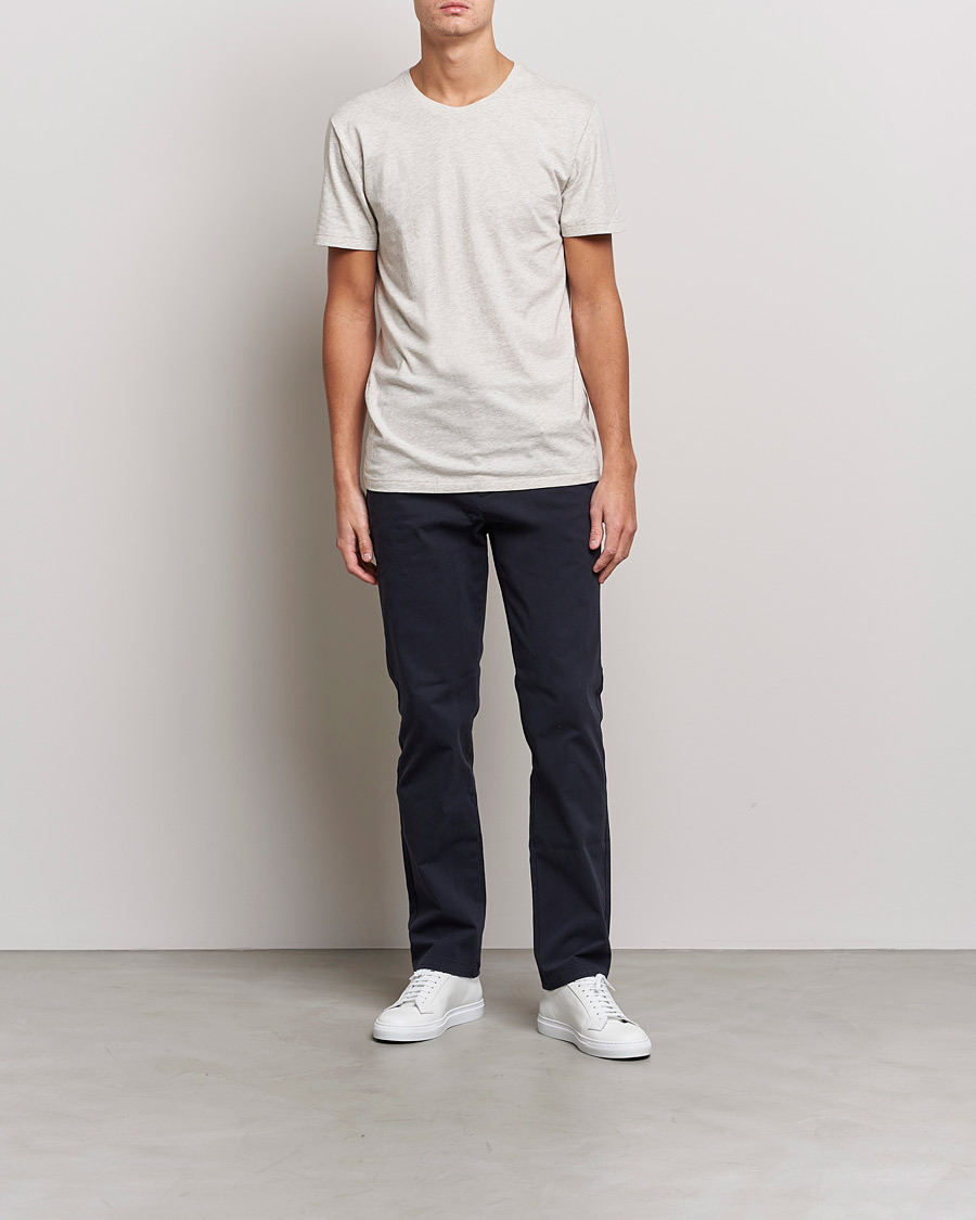 Herre | T-Shirts | Polo Ralph Lauren | 3-Pack Crew Neck T-Shirt Heather/Grey/Charcoal