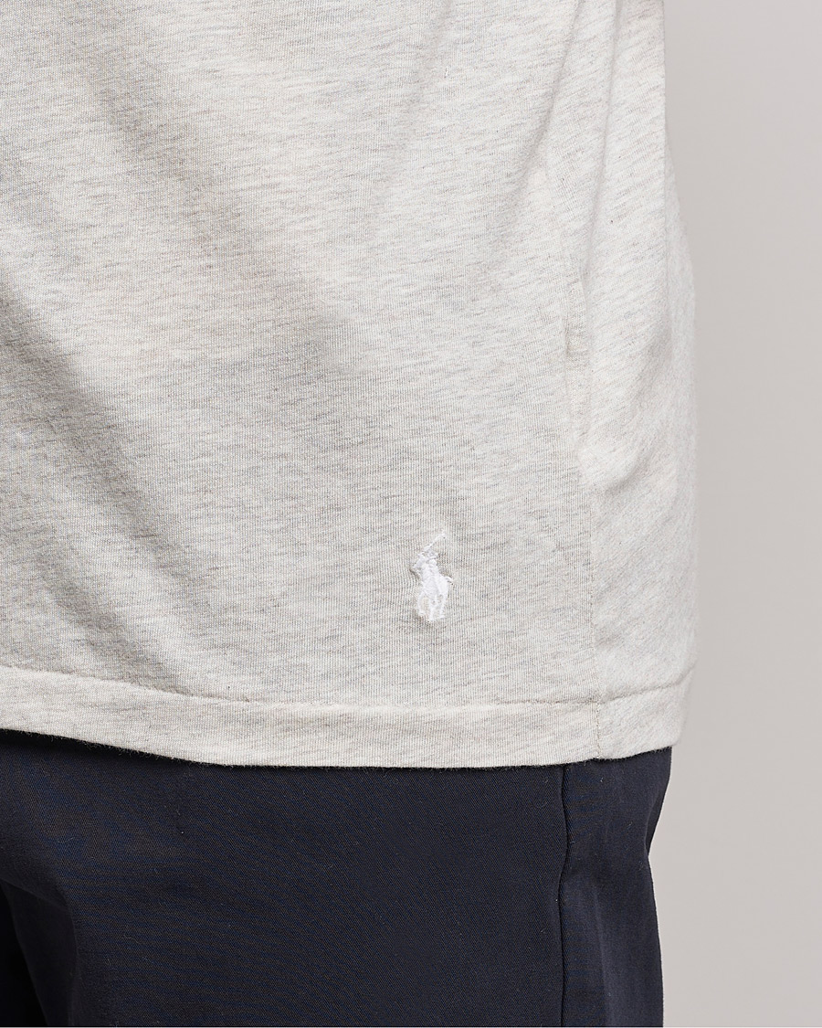 Herre | T-Shirts | Polo Ralph Lauren | 3-Pack Crew Neck T-Shirt Heather/Grey/Charcoal