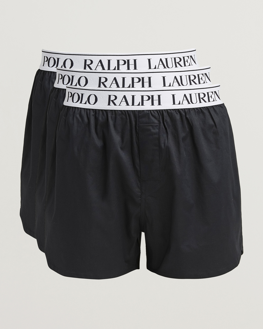 Herre | Undertøj | Polo Ralph Lauren | 3-Pack Elastic Boxer Black