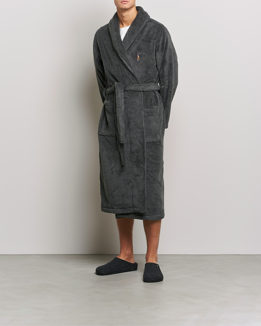 Herre | Pyjamas & Morgenkåber | Polo Ralph Lauren | Cotton Terry Robe Dark Slate