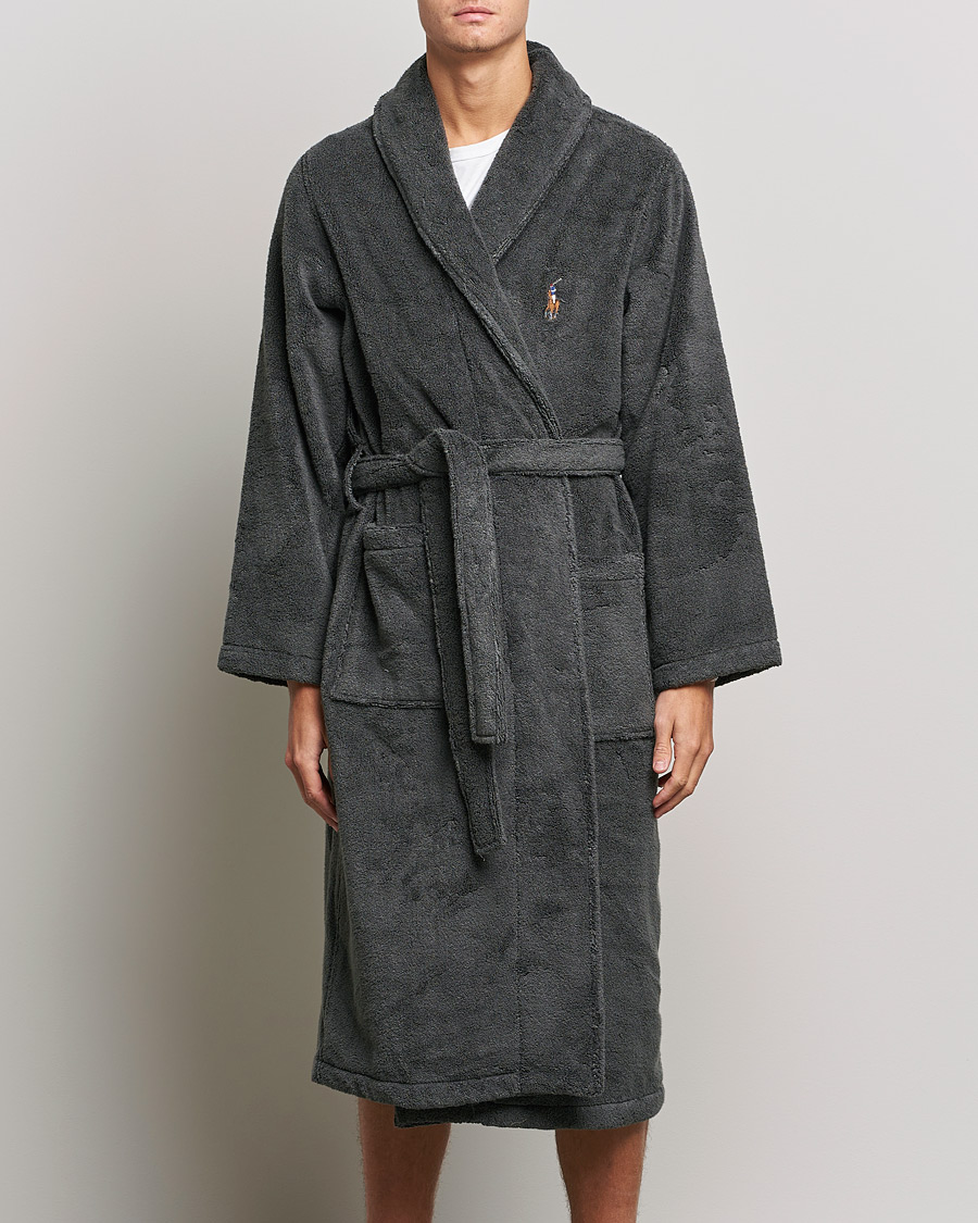 Herre | Pyjamas & Morgenkåber | Polo Ralph Lauren | Cotton Terry Robe Dark Slate