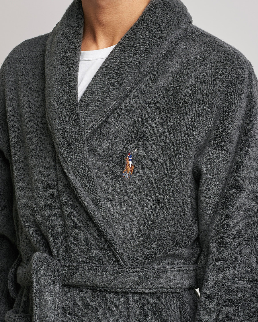 Herre | Pyjamas & Morgenkåber | Polo Ralph Lauren | Cotton Terry Robe Dark Slate