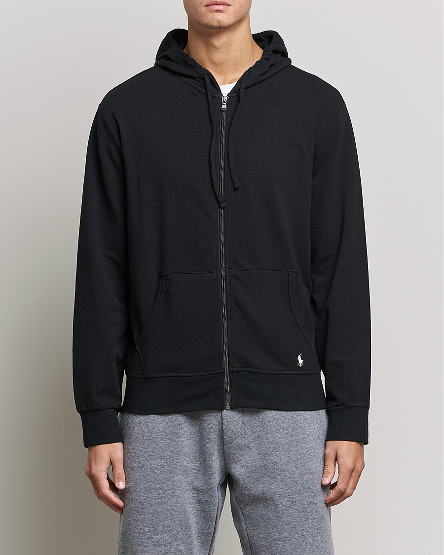Herre | Trøjer | Polo Ralph Lauren | Cotton Jersey Long Sleeve Hoodie Black