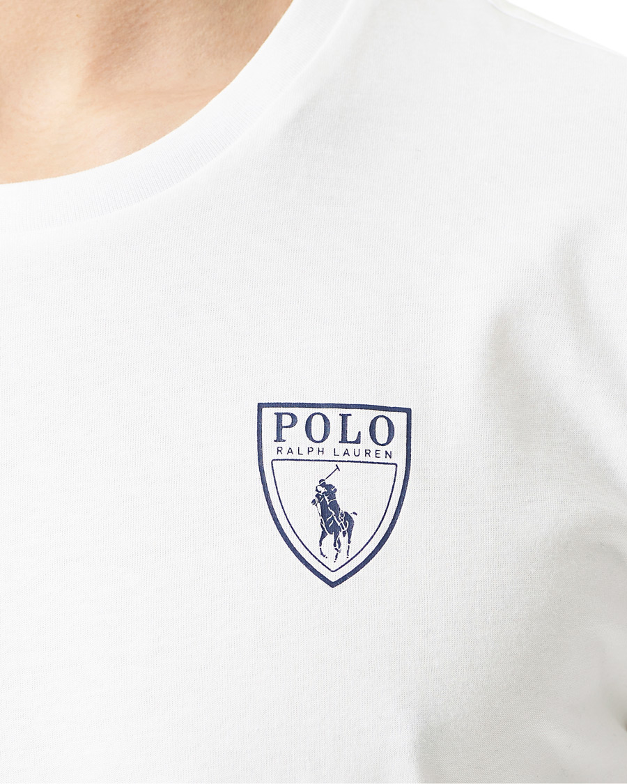 Herre | Pyjamas & Morgenkåber | Polo Ralph Lauren | Short Sleeve Pyjama Set White/Blue