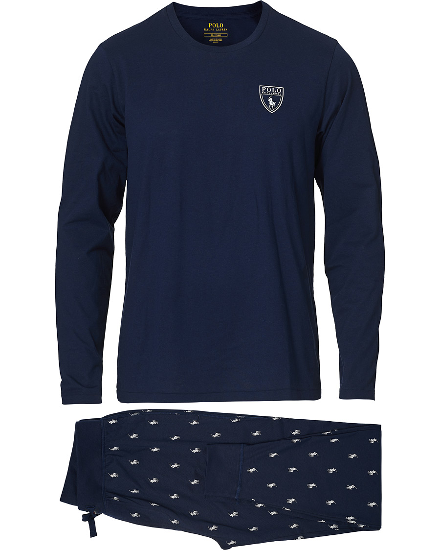 Herre |  | Polo Ralph Lauren | Long Sleeve Pyjama Set Navy
