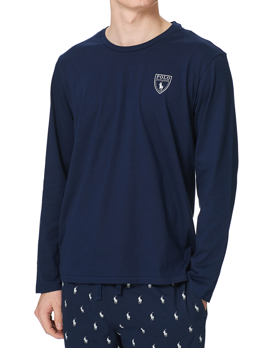 Herre | Pyjamas & Morgenkåber | Polo Ralph Lauren | Long Sleeve Pyjama Set Navy