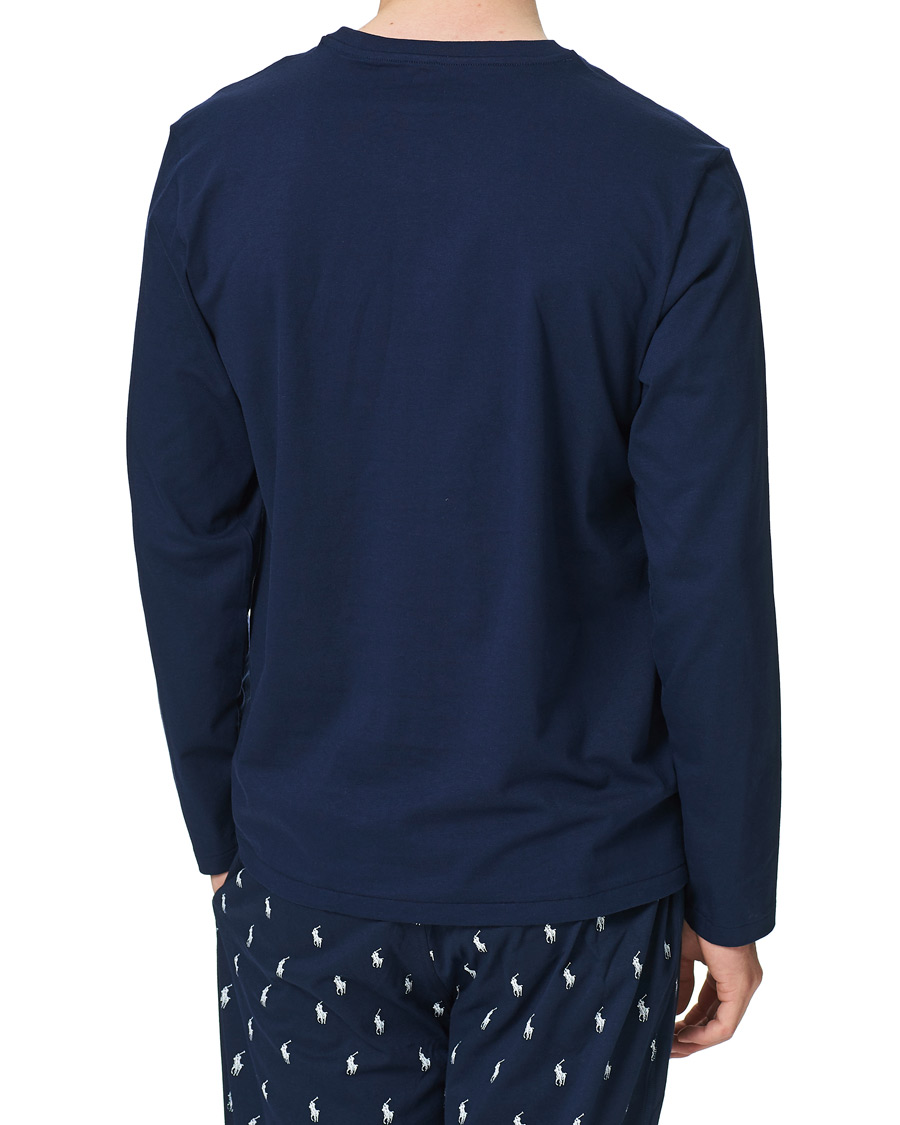 Herre | Pyjamas & Morgenkåber | Polo Ralph Lauren | Long Sleeve Pyjama Set Navy