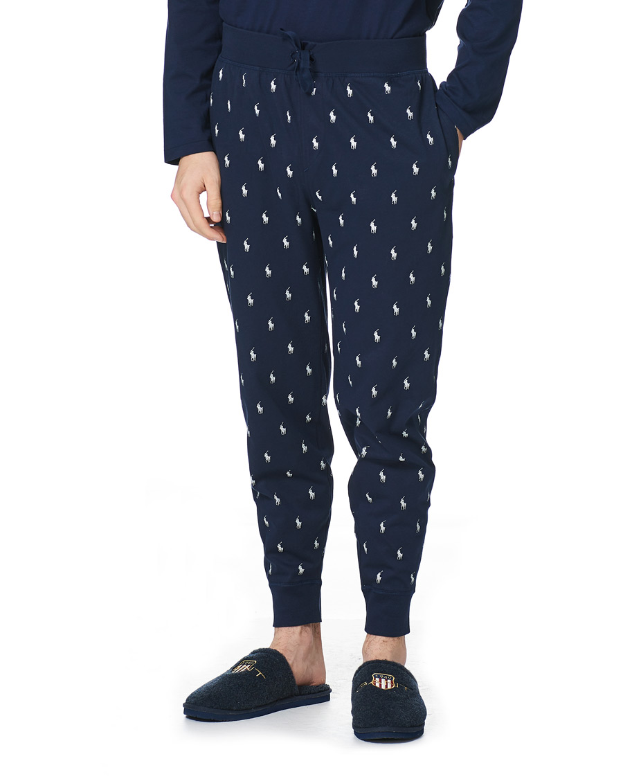 Herre | Pyjamas & Morgenkåber | Polo Ralph Lauren | Long Sleeve Pyjama Set Navy