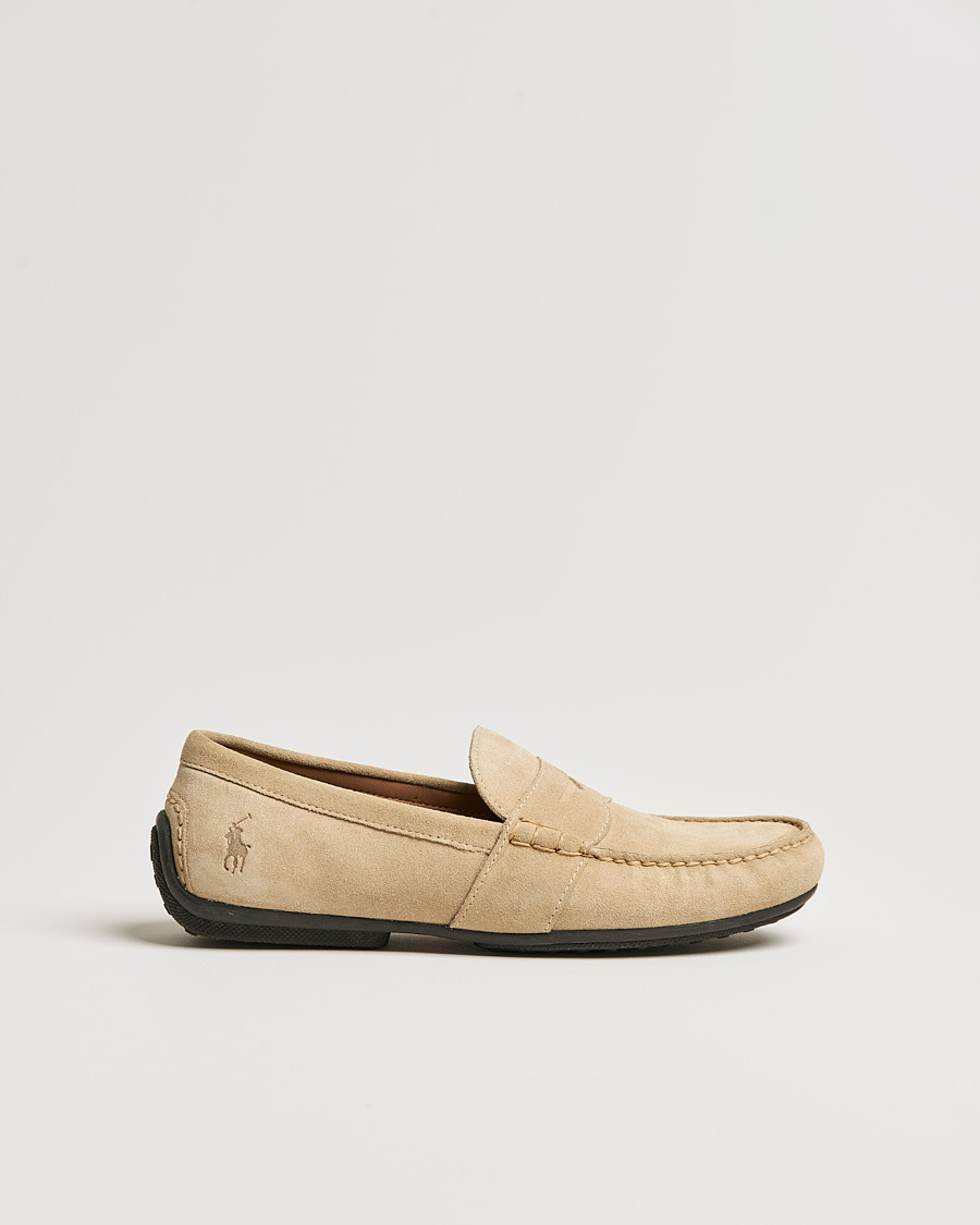 Herre | Polo Ralph Lauren Reynold Driving Loafer Beige Suede | Polo Ralph Lauren | Reynold Driving Loafer Beige Suede
