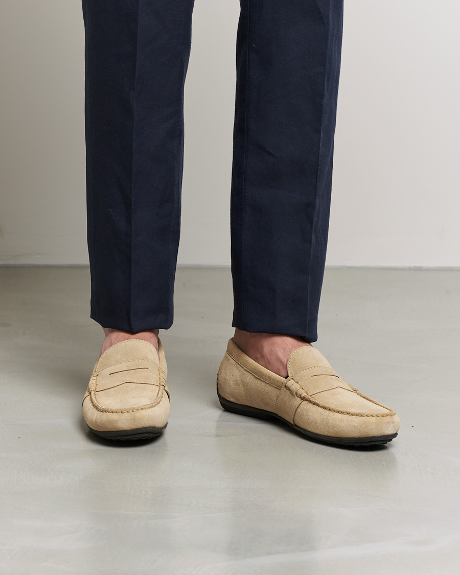 Herre | Polo Ralph Lauren Reynold Driving Loafer Beige Suede | Polo Ralph Lauren | Reynold Driving Loafer Beige Suede