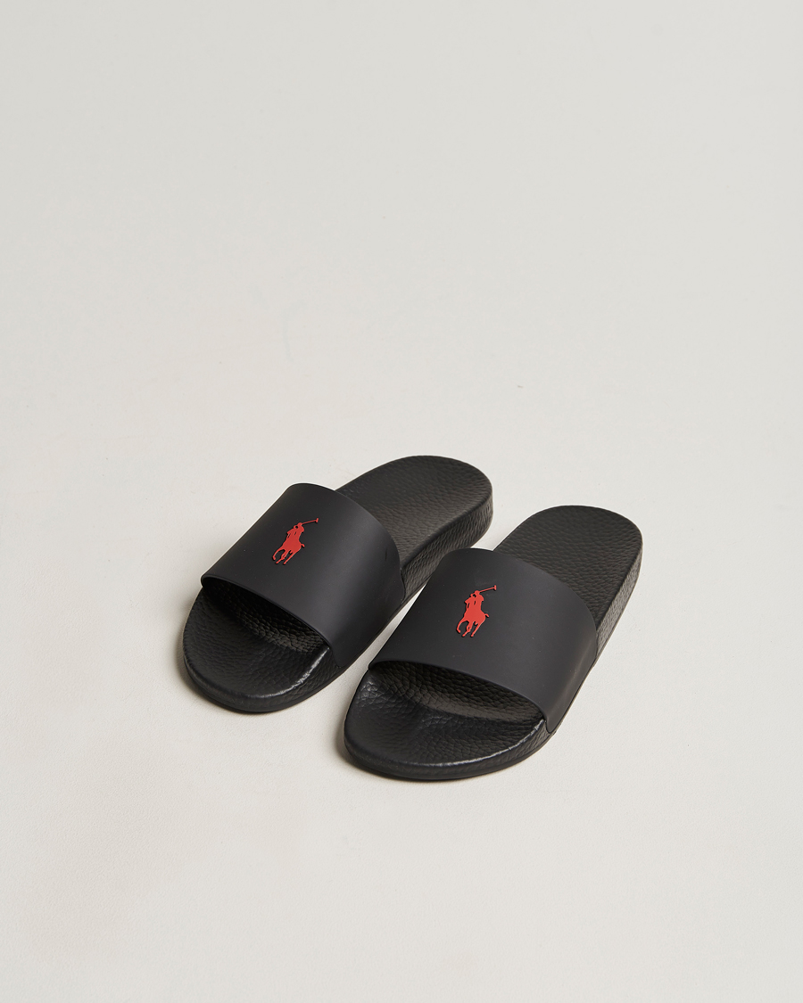 Herre | Sandaler & Hjemmesko | Polo Ralph Lauren | Logo Slides Black