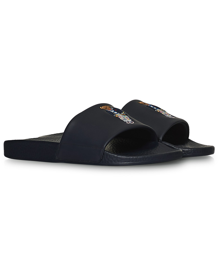 Herre | Polo Ralph Lauren Bear Slides Hunter Navy | Polo Ralph Lauren | Bear Slides Hunter Navy