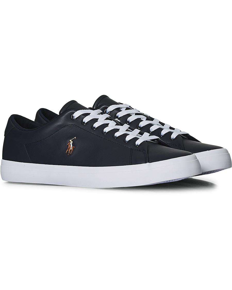 Herre | Polo Ralph Lauren Longwood Leather Sneaker Hunter Navy | Polo Ralph Lauren | Longwood Leather Sneaker Hunter Navy